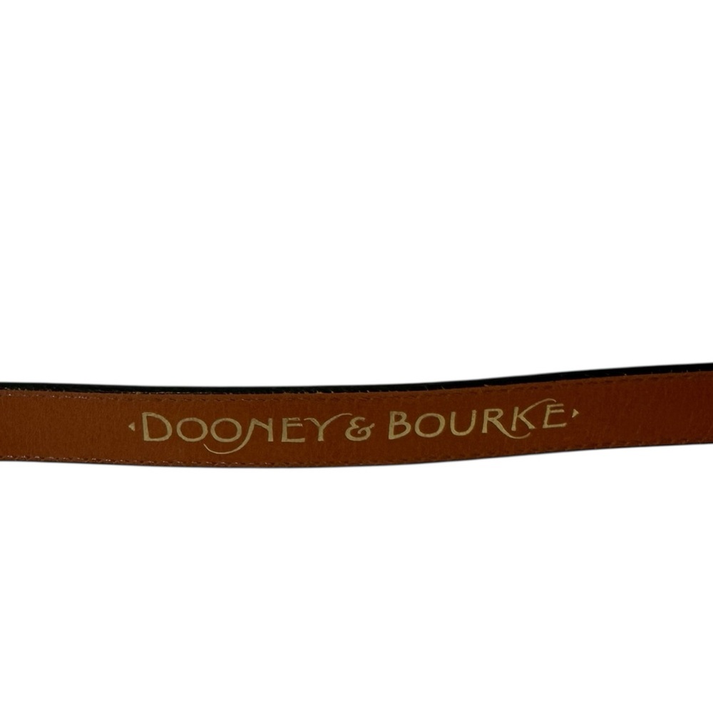 DOONEY & BOURKE Women's Medium Vintage Black Thin Leather Belt - Picture 8 of 8